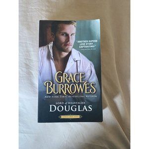 Douglas Lord of Heartache The Lonely Lords Paperback Novel Book By Grace Burrows